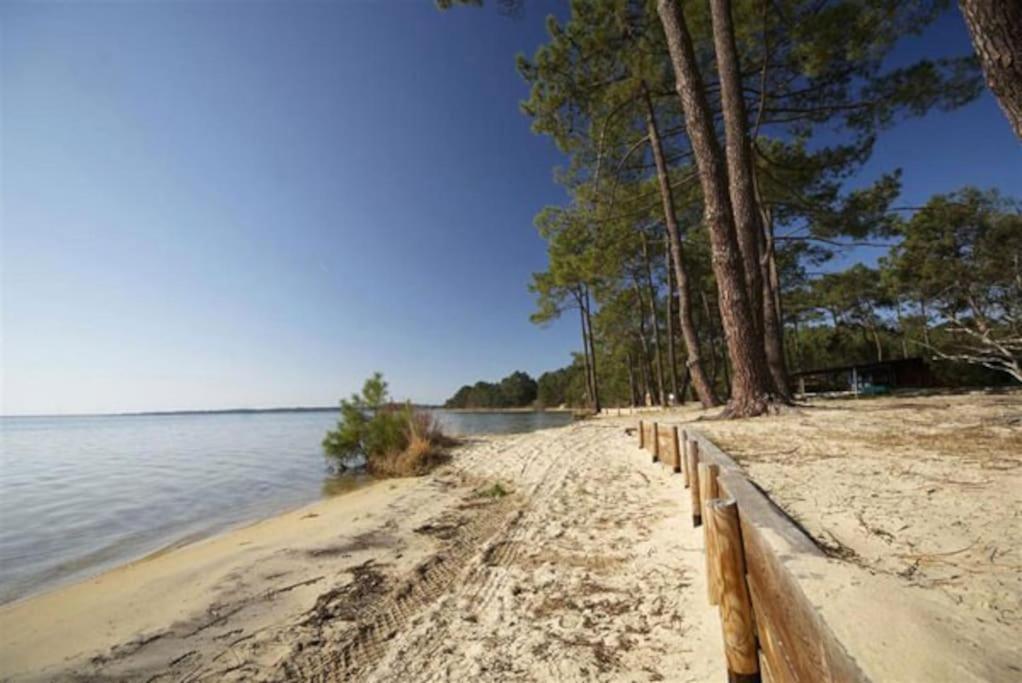 Apt T2 Calme Sur Golf, Piscine, Ocean 10 Min En Velo 拉卡诺 外观 照片